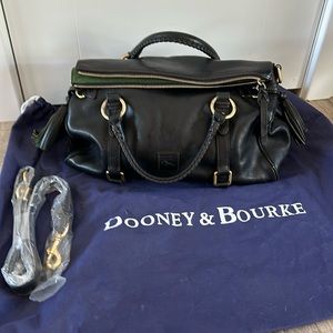 Dooney and Bourke Black Florentine Leather